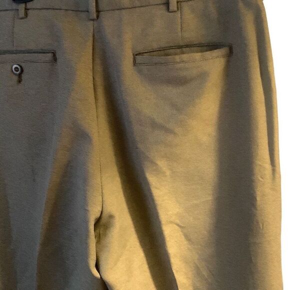 Pre Owned Men’s Geoffrey Beene Dress Pants Subtle Checker Print Sz 36X32 Casual - Picture 8 of 14